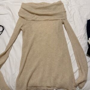 Free People Cream Knit Dress